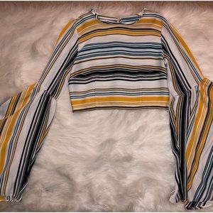 Striped Crop Top